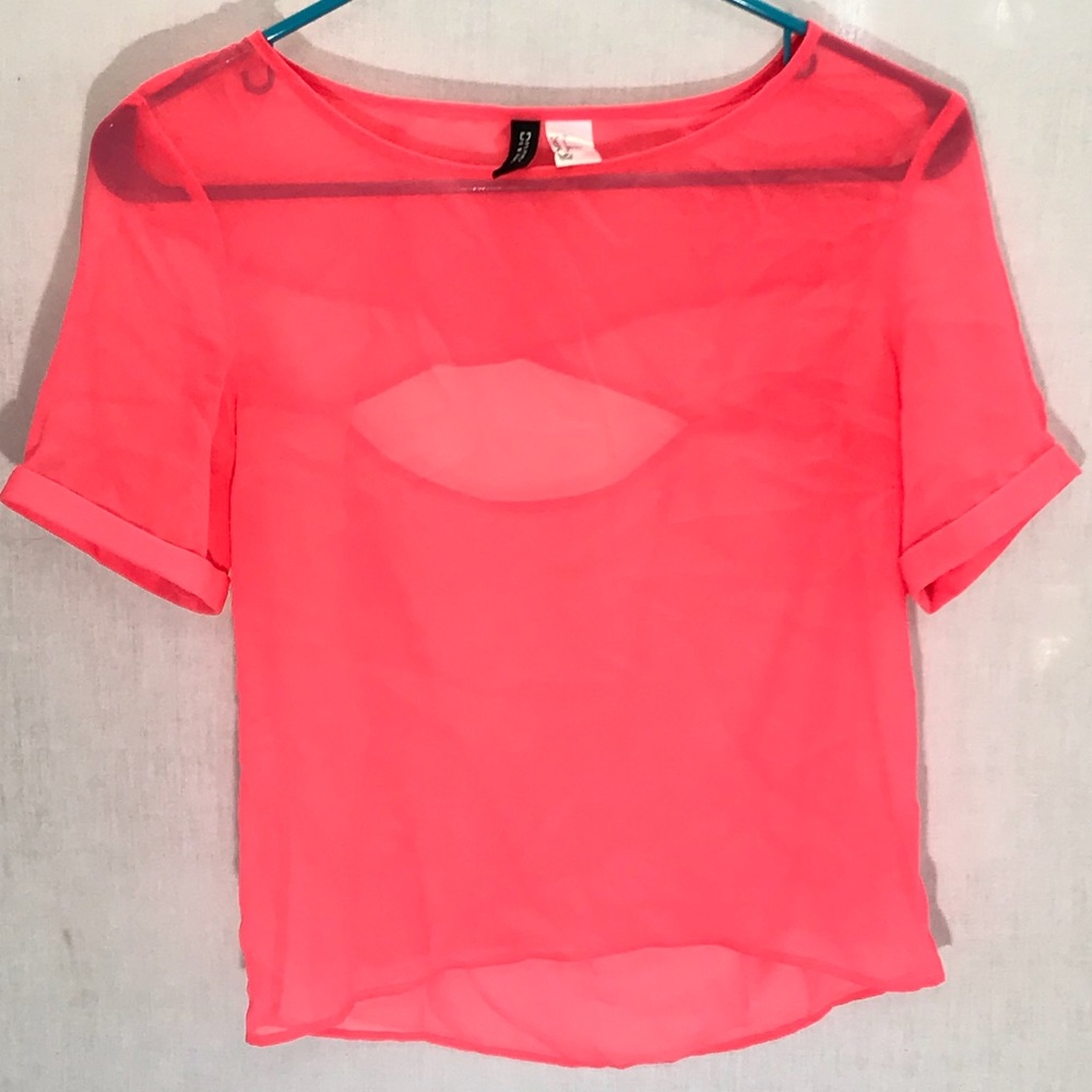 Super cute neon pink shirt